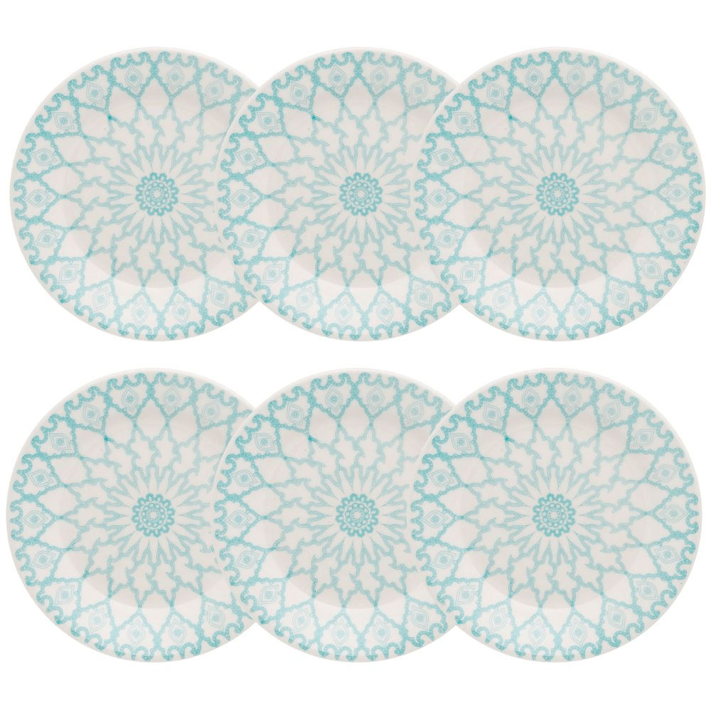 Set Vajilla Platos x 6 POSTRE 18 cm MANDALA