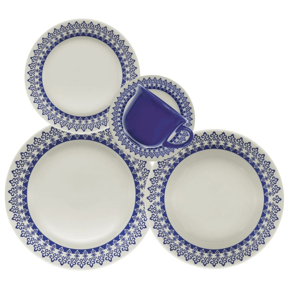 Set Vajilla Platos X 20 Piezas Grecia