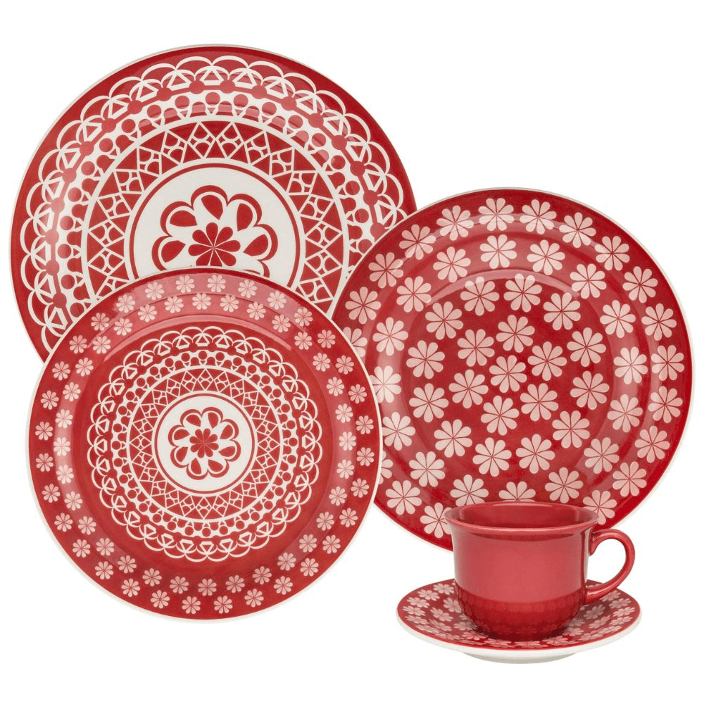 Set Vajilla Platos X 30 Piezas Renda