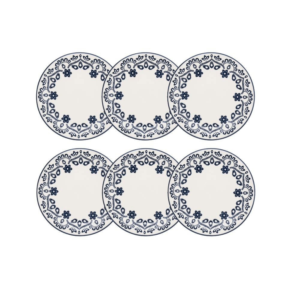 Set Vajilla Platos x 6 Piezas Postre 19 cm Bifaz Energy