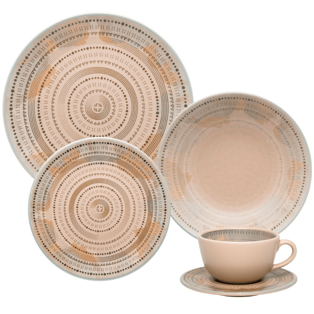 Set Vajilla Platos x 30 Piezas Unni Ancestral