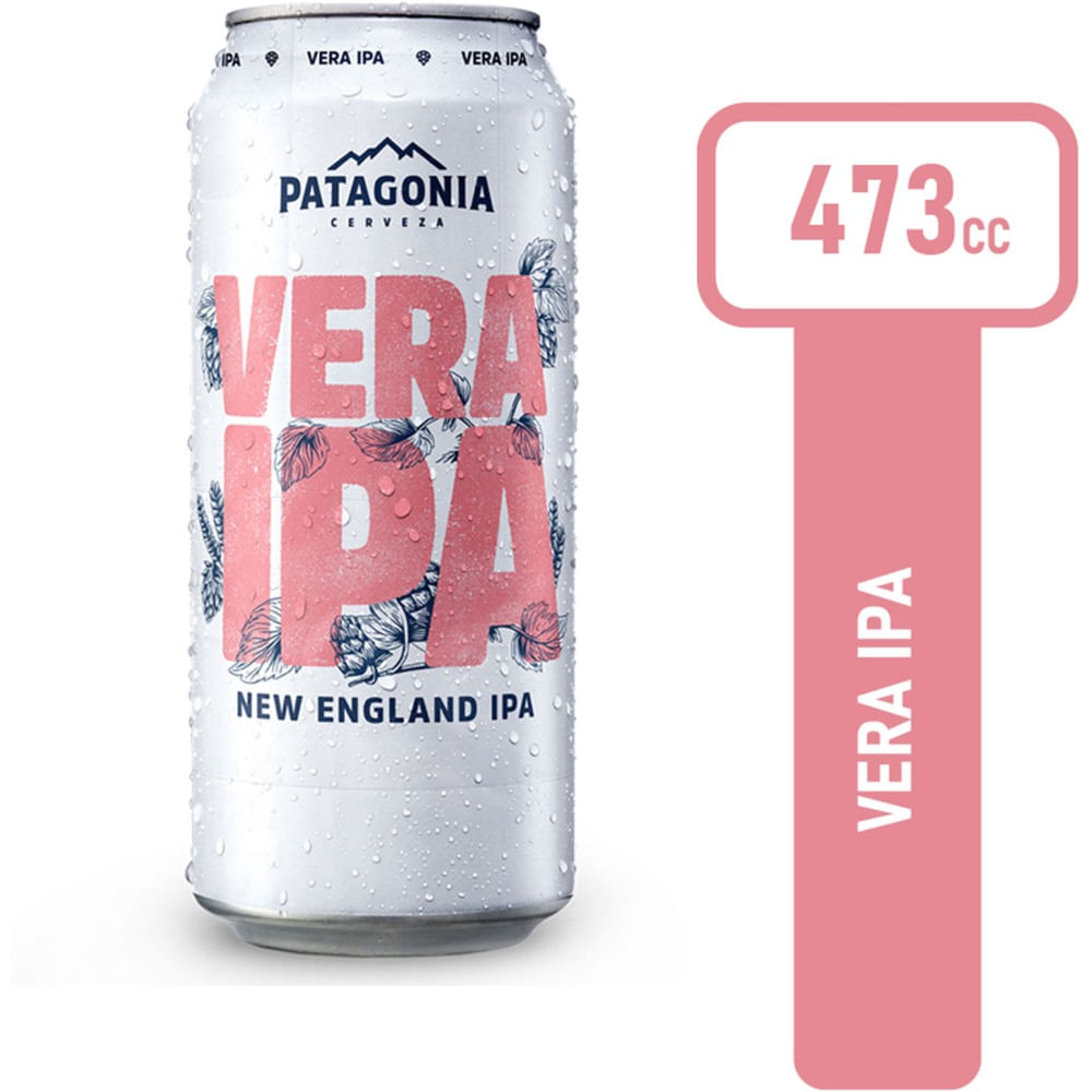 Cerveza blanca Patagonia Vera Ipa 473 ml