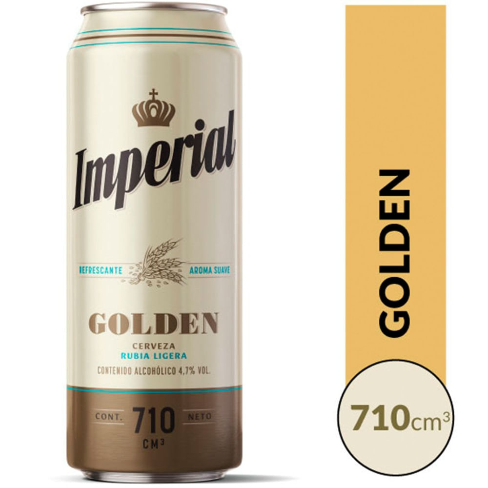 Cerveza Imperial Golden 710 Ml