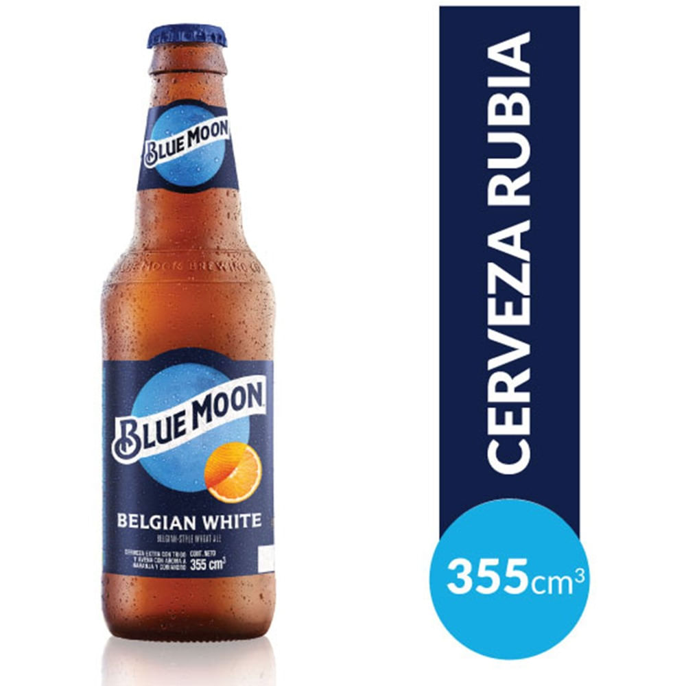Cerveza Rubia Blue Moon 355 Ml