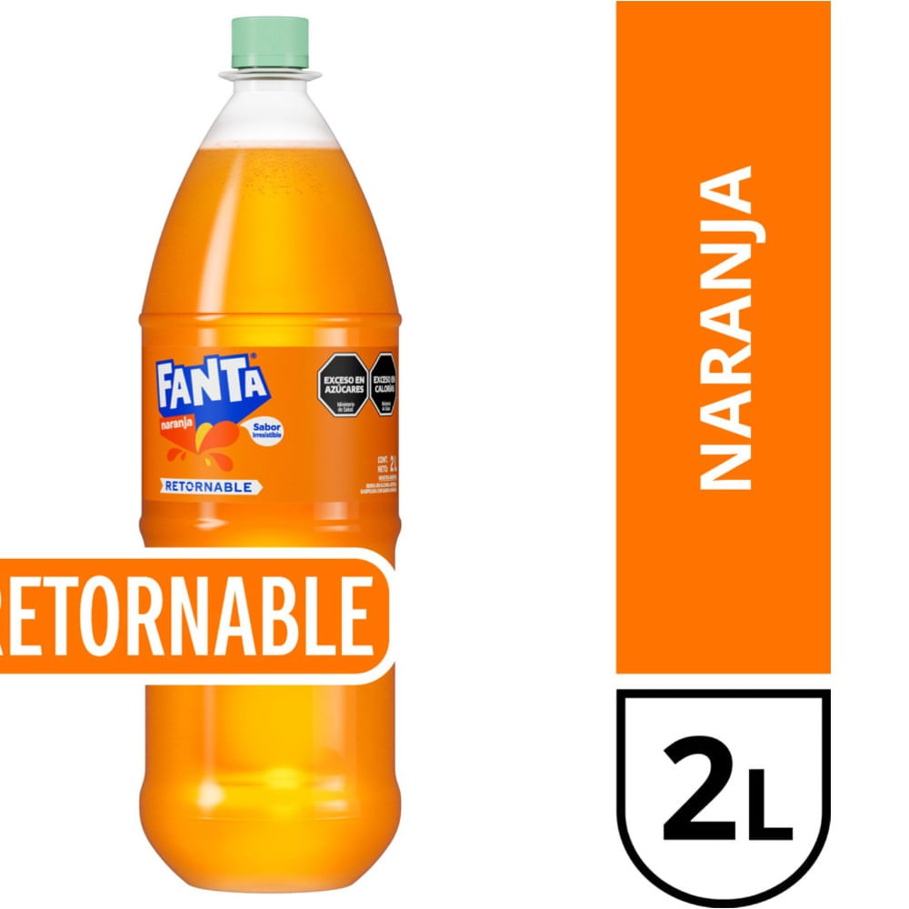 Gaseosa Fanta Naranja Retornable 2 L