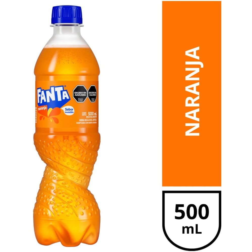 Gaseosa Fanta naranja 500 ml