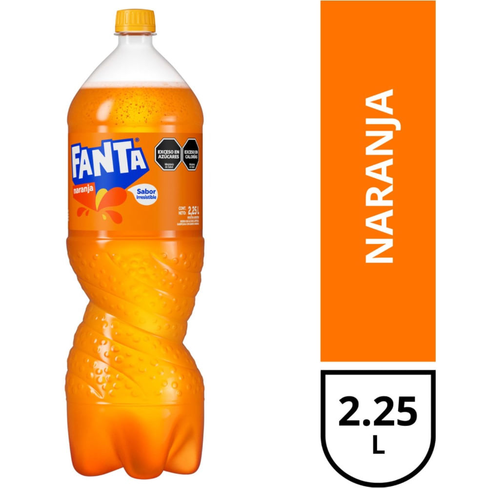 Gaseosa Fanta Naranja 2.25 L