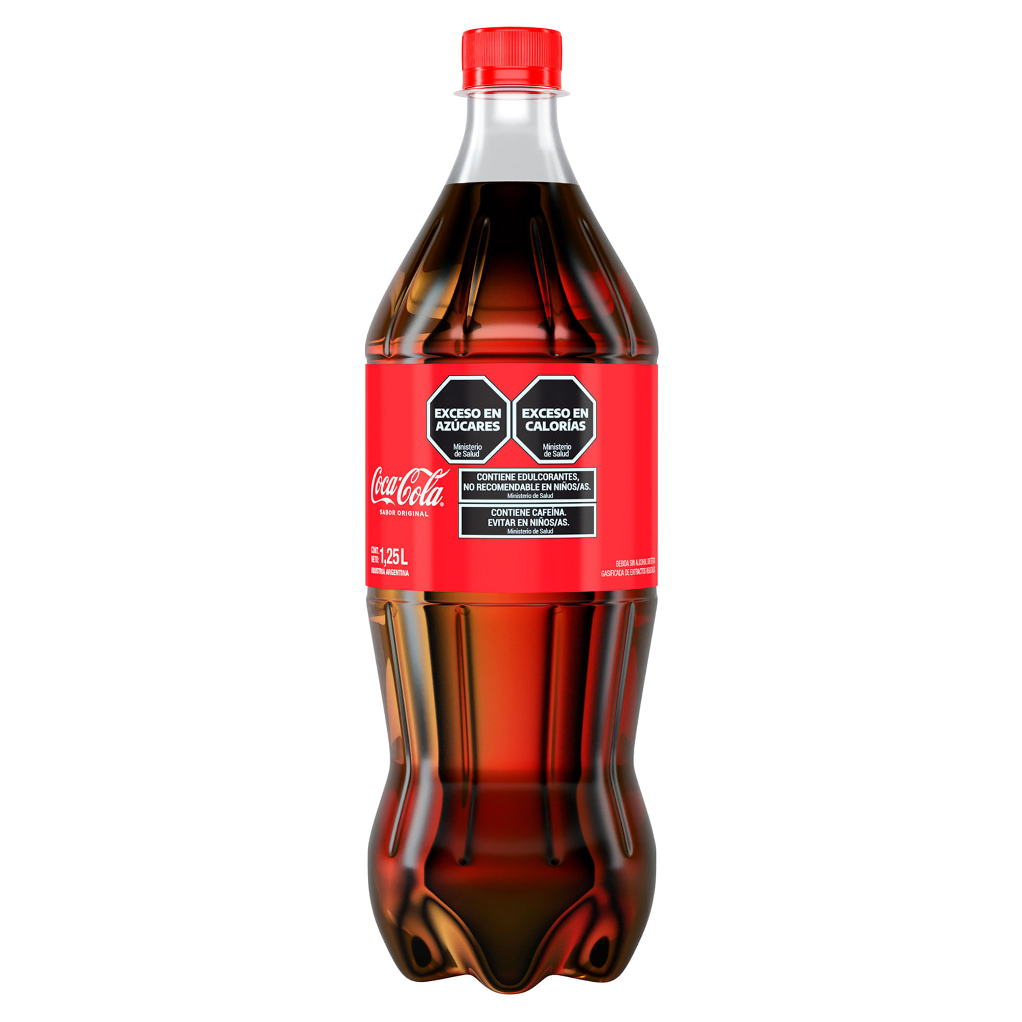 gaseosa cola coca cola sabor original 1 25 lts