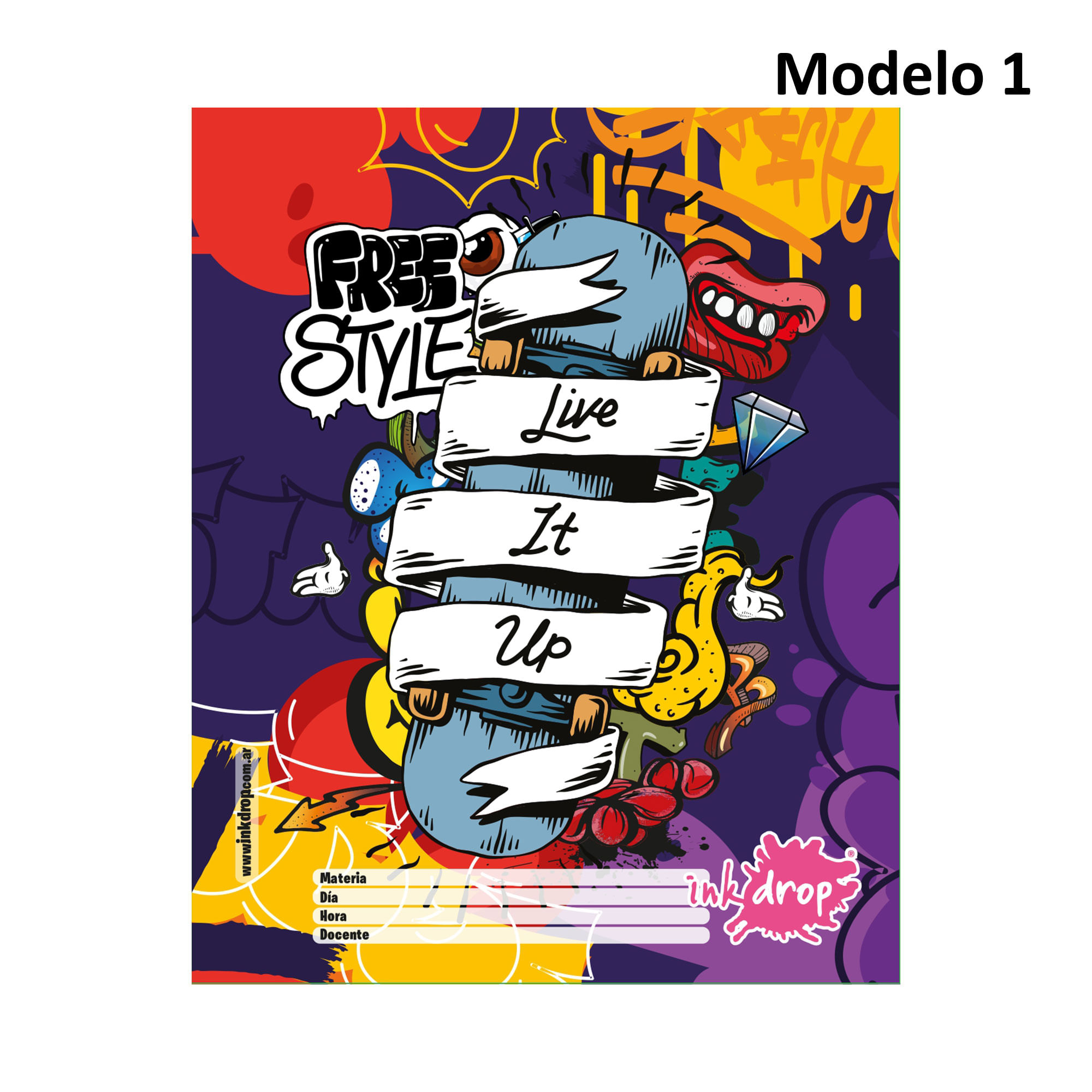 Separadores N3 Inkdrop Skate 6 uni (Modelos Surtidos)