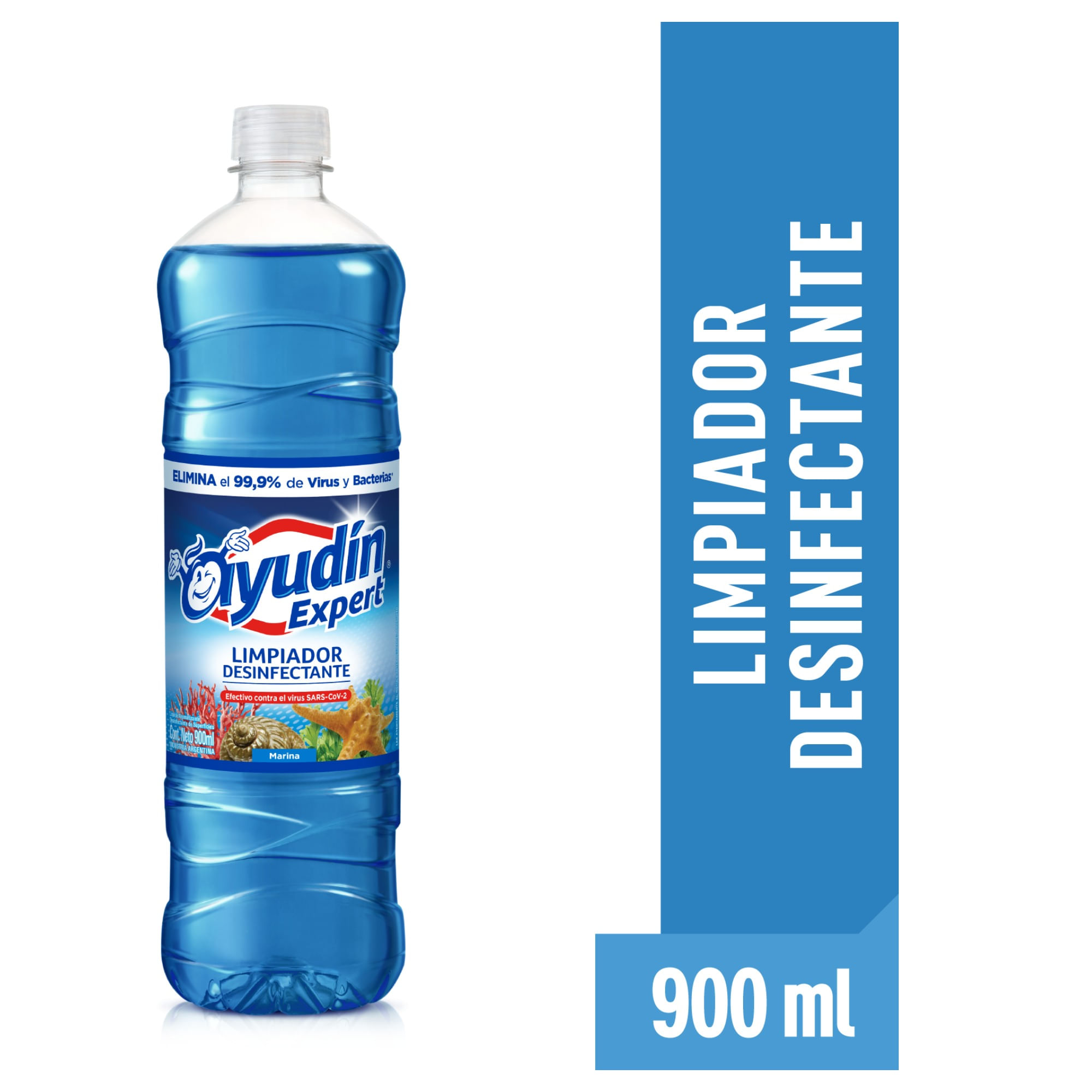 Limpiador Desinfectante Ayudín Marina 900 Ml