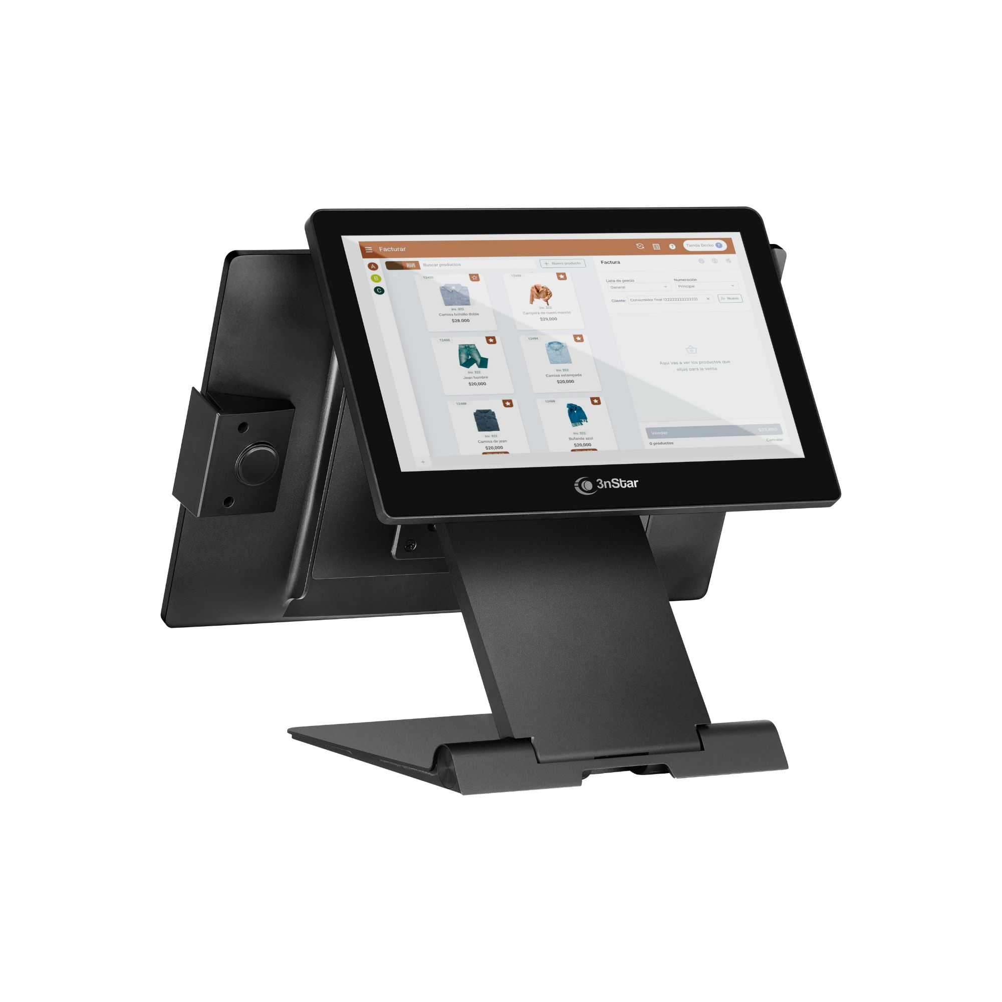 All In One Touch 3nstar 15.6" I5 8GB 240SSD Negro BT Wifi Sin Sistema Operativo