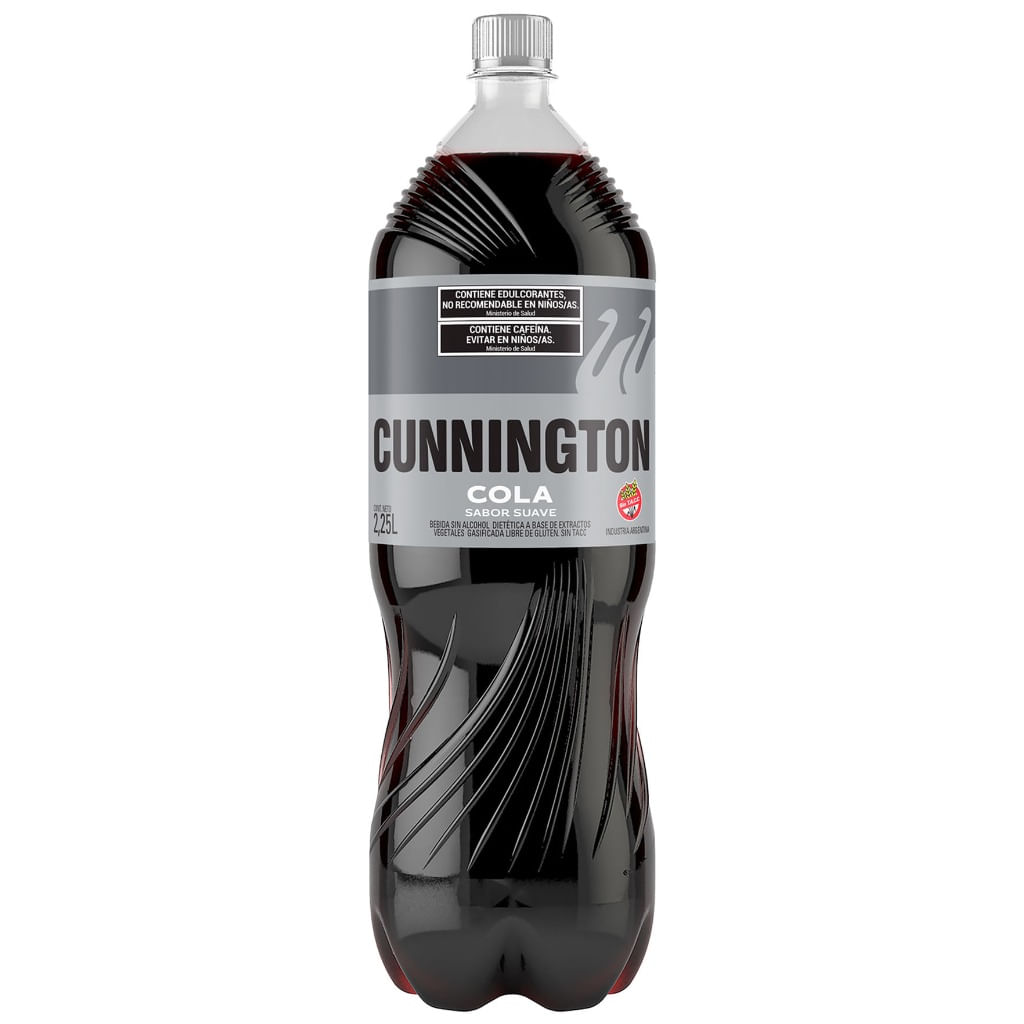 Gaseosa Cunnington Cola Sin Azúcar 2.25 L