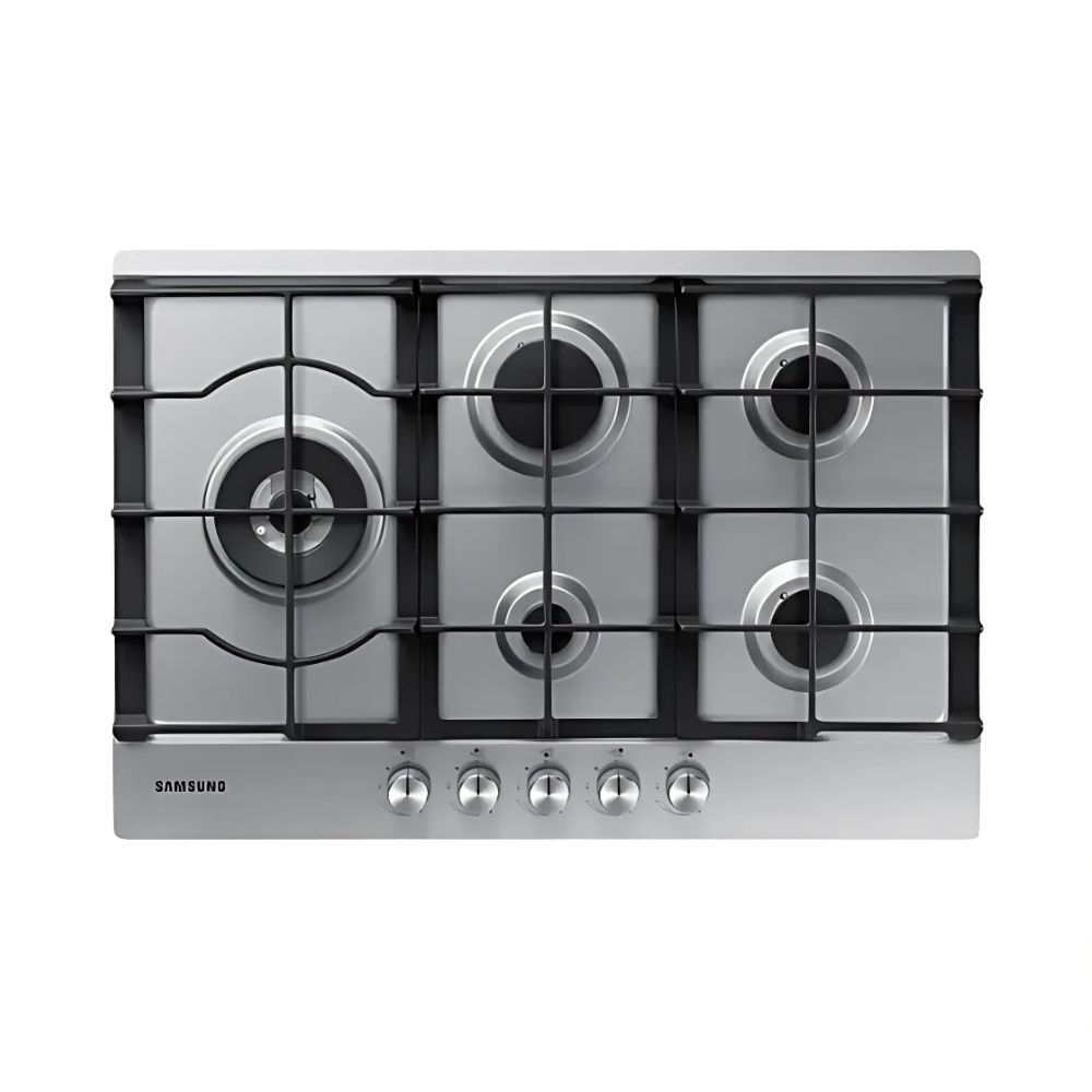 Anafe A Gas Empotrable Samsung Na75j3030as 5 Hornallas Inox