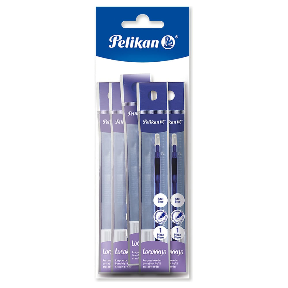Repuesto roller Pelikan Locorrijo color azul 5 uni