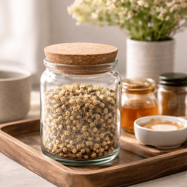 Frasco Con Tapa De Madera 860 Ml