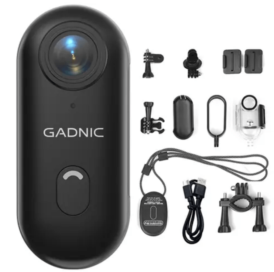 CáMara De AccióN Gadnic 4k Deportiva Wifi Magnetica Estuche Sumergible