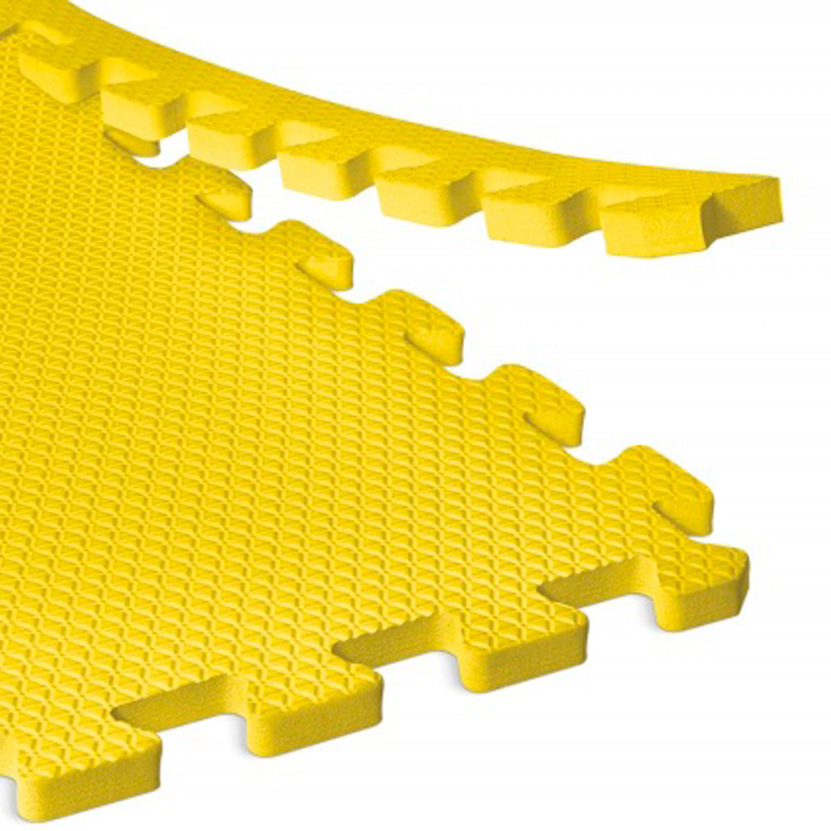 Piso Goma Eva Bebe x 6 Unidades 60x60x10 Color Amarillo  (PIS-018)