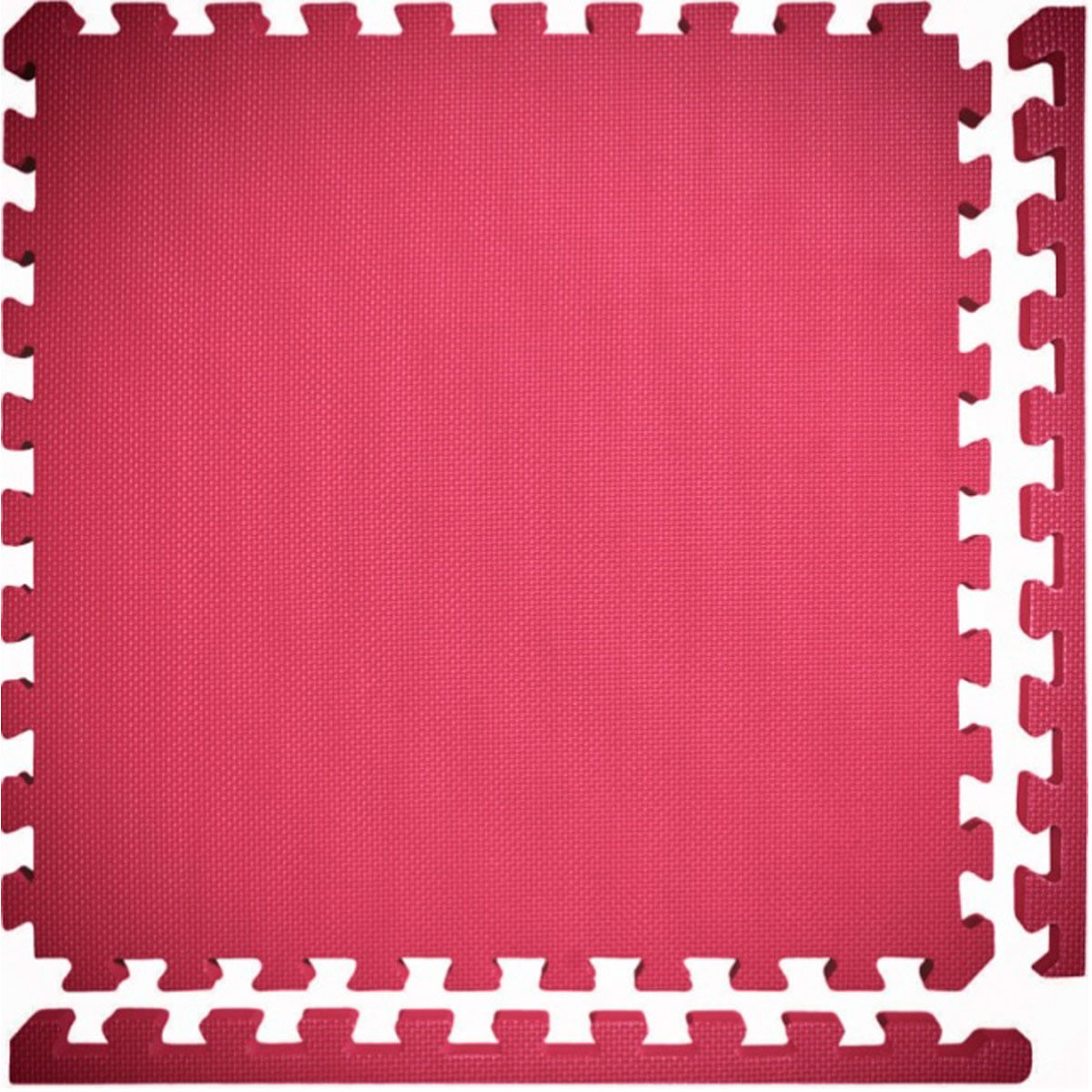Piso Goma Eva Bebé Gimnasio x 6 Unidades 60x60x10 Rojo (PIS-016)