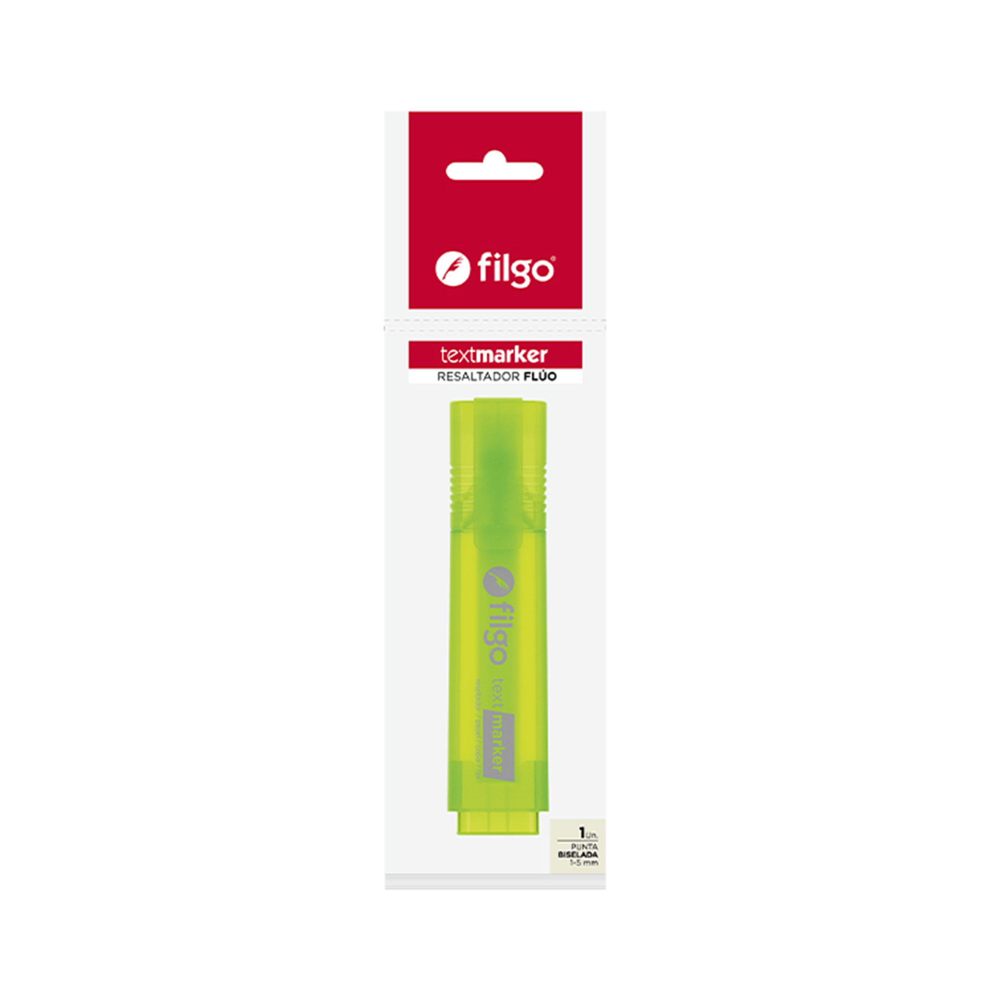 Resaltador Filgo amarillo fluo 1 u.