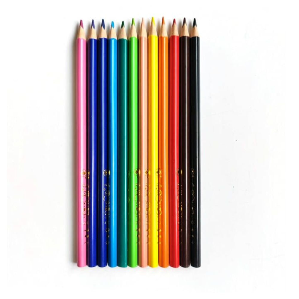 Lápices de colores Carrefour x 12 uni