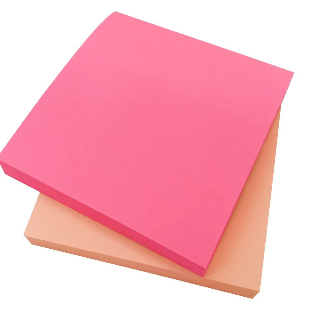 Notas adhesivas Carrefour 76x76 cm rosa x 200 uni