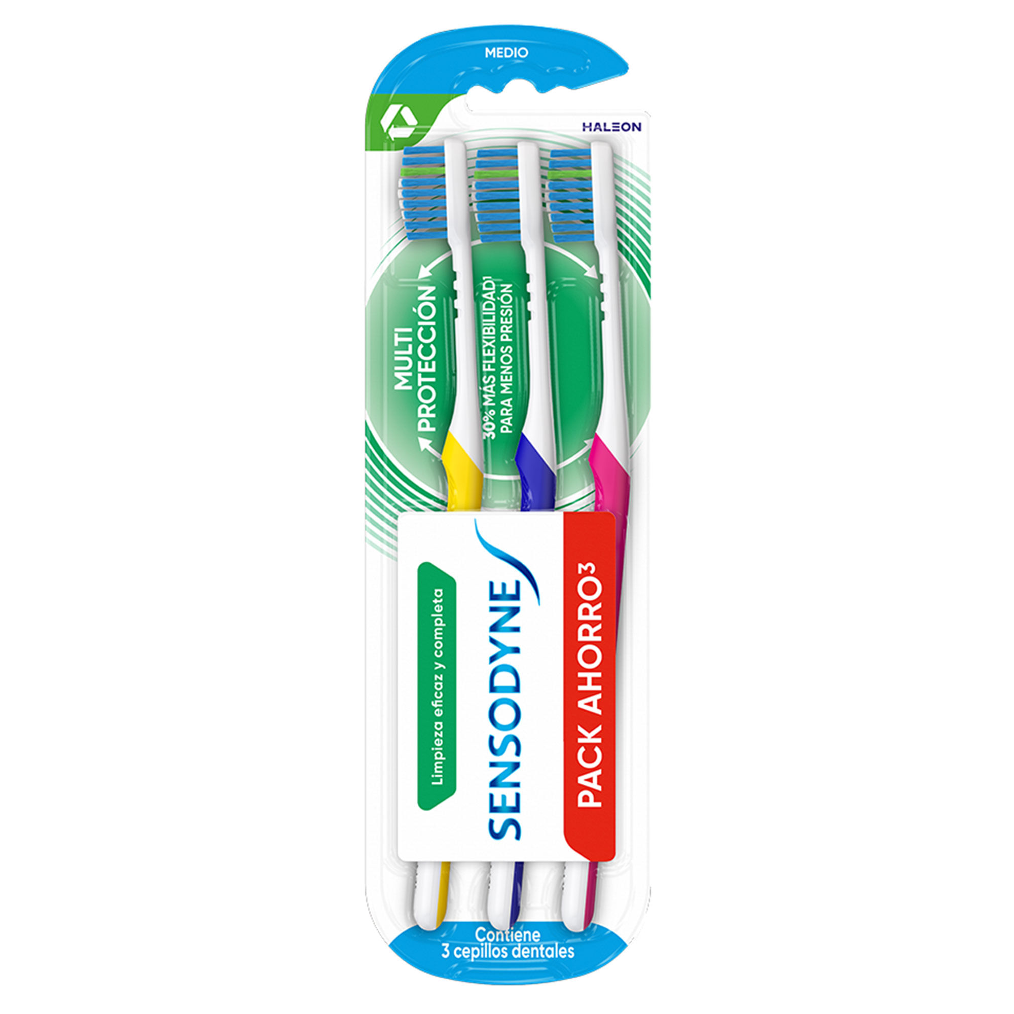 Cepillo dental Sensodyne multi protección x3 Medio