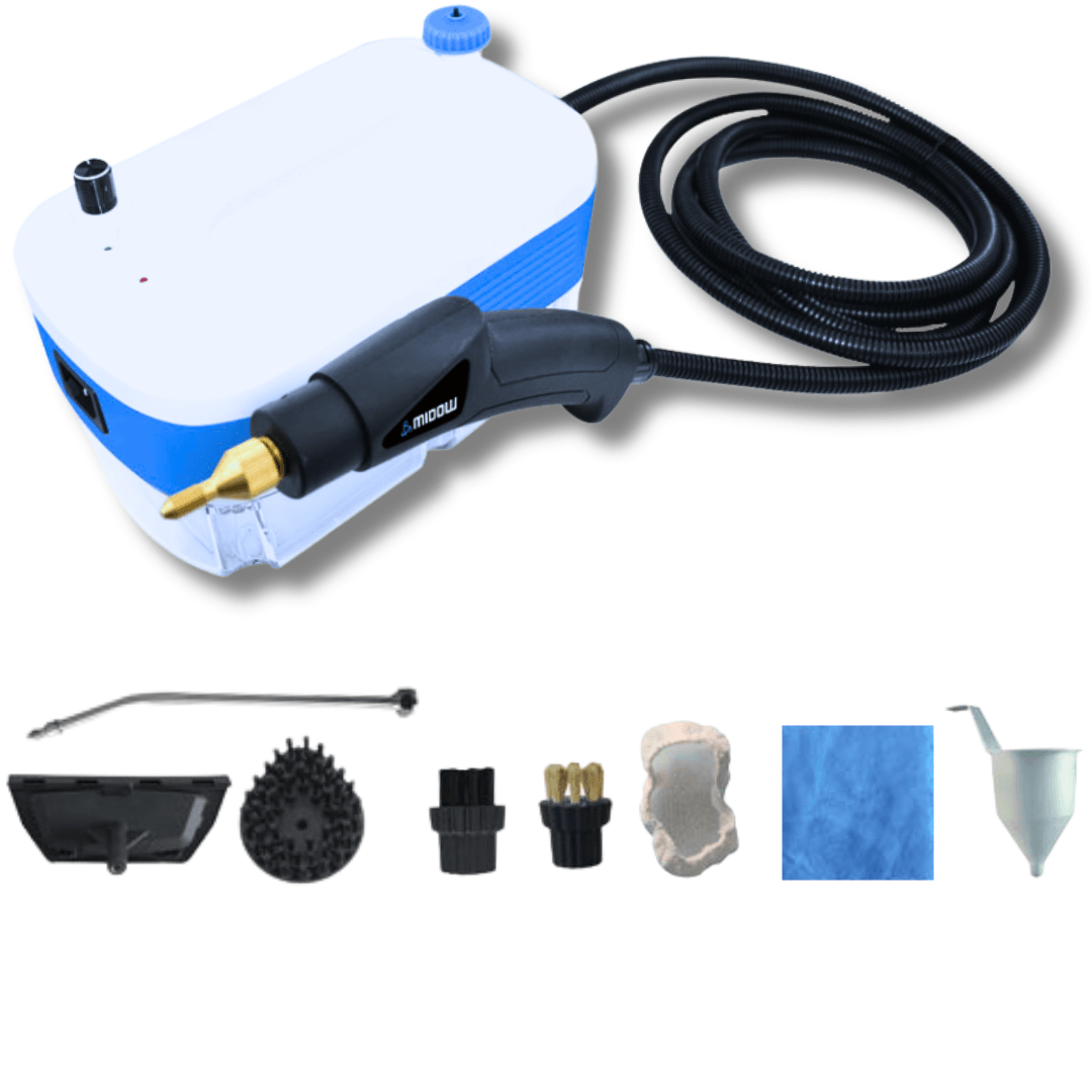 Limpiadora A Vapor Midow 1500w DoméStica PortáTil DepóSito 1200ml 1,5 Bar Calienta
