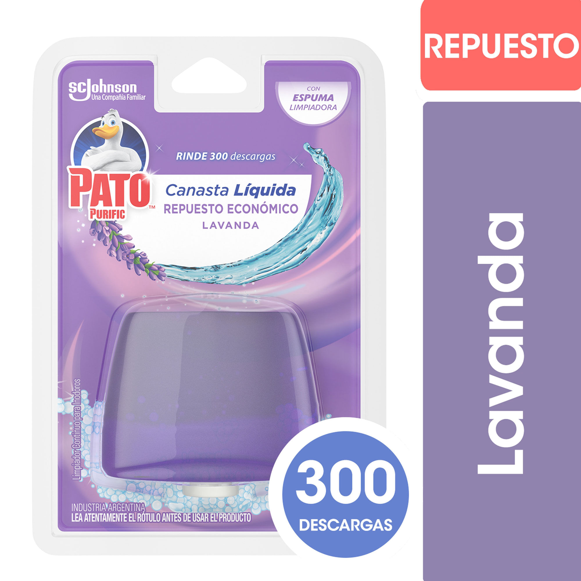 Limpiador Inodoro Pato Canasta Liquida Lavanda 50 Ml