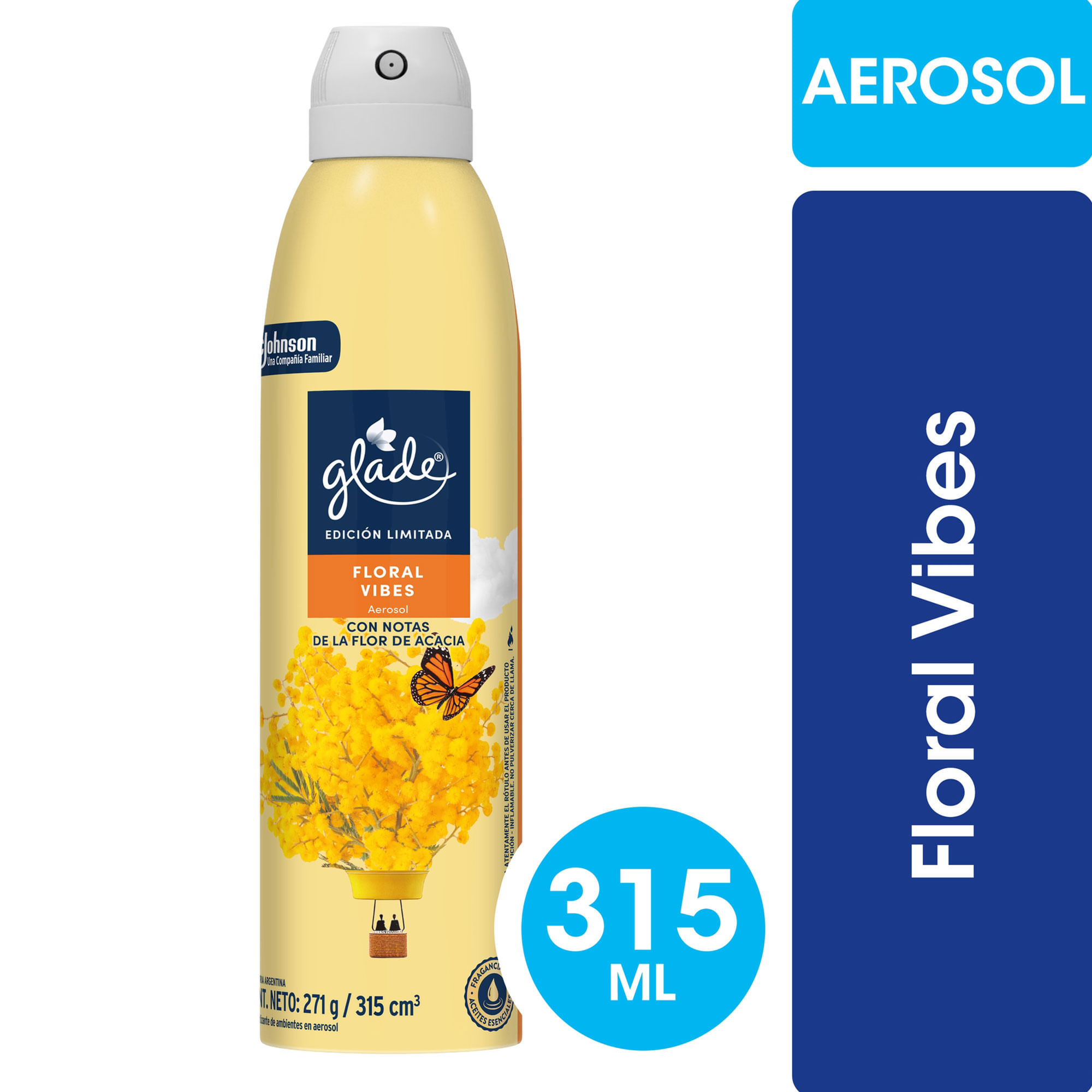 Aromatizante De Ambiente Glade Floral Vibes 315 Ml