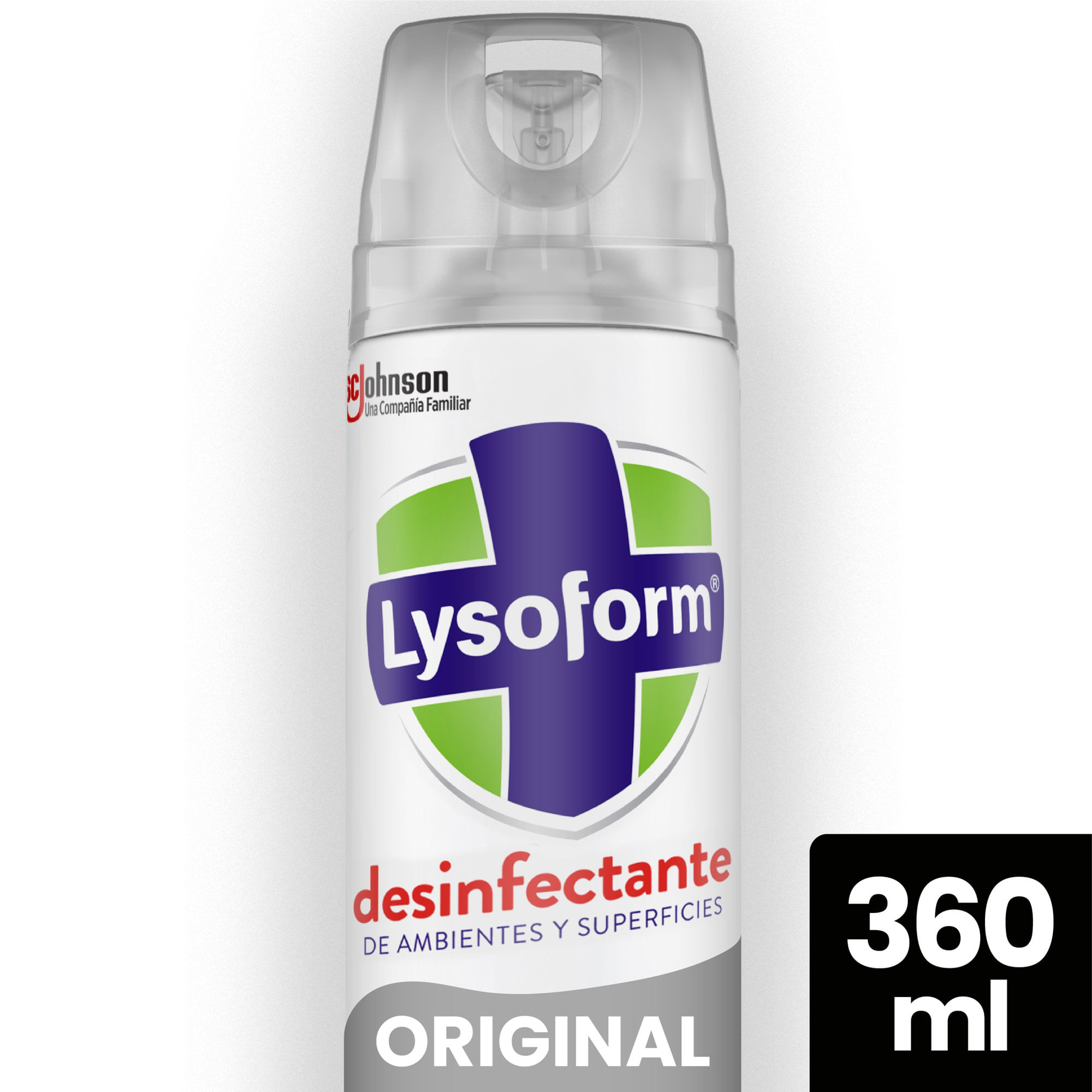 Desinfectante elimina olores Lysoform original aerosol 360 ml