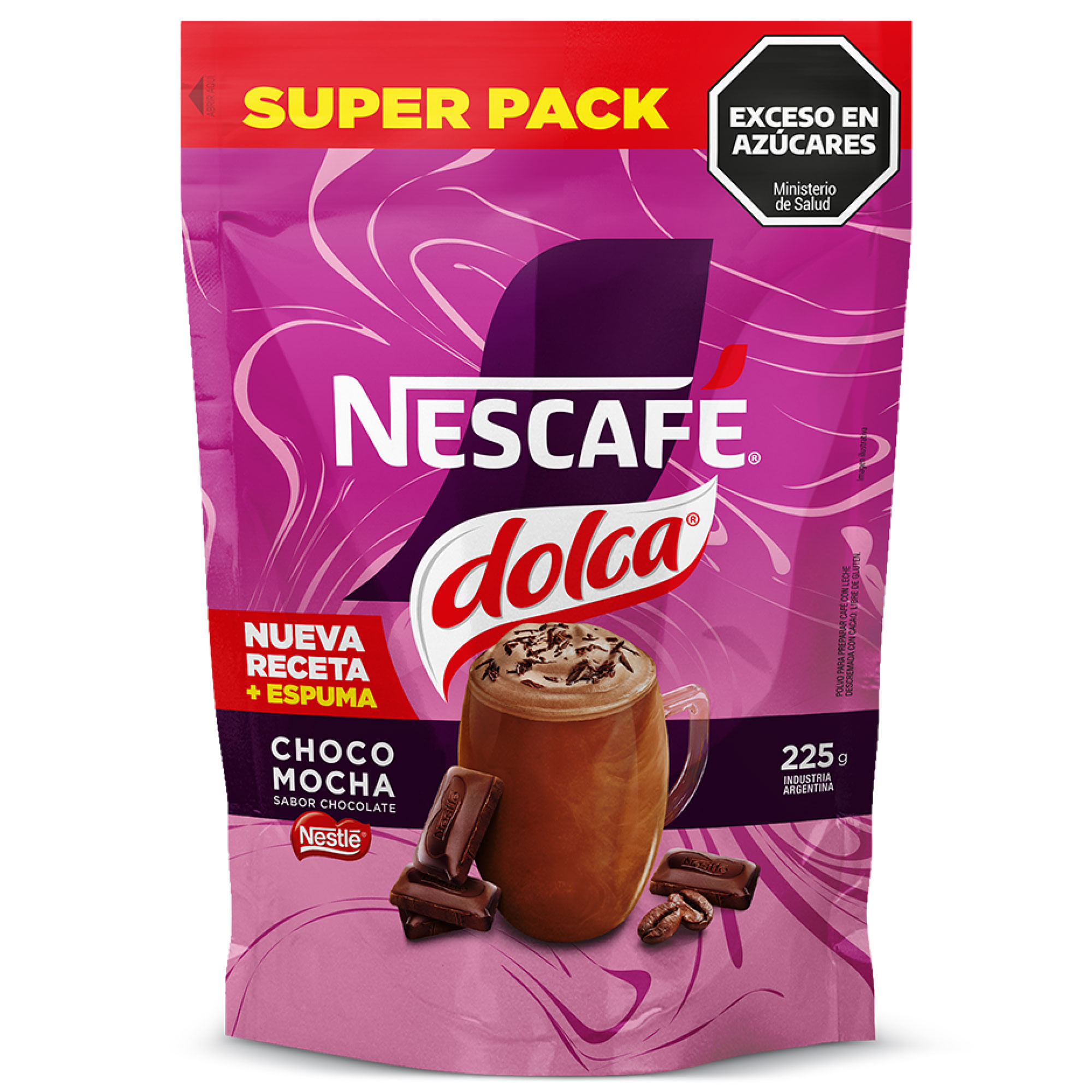 Café instantáneo cremoso Dolca Chocomocha 225 grs