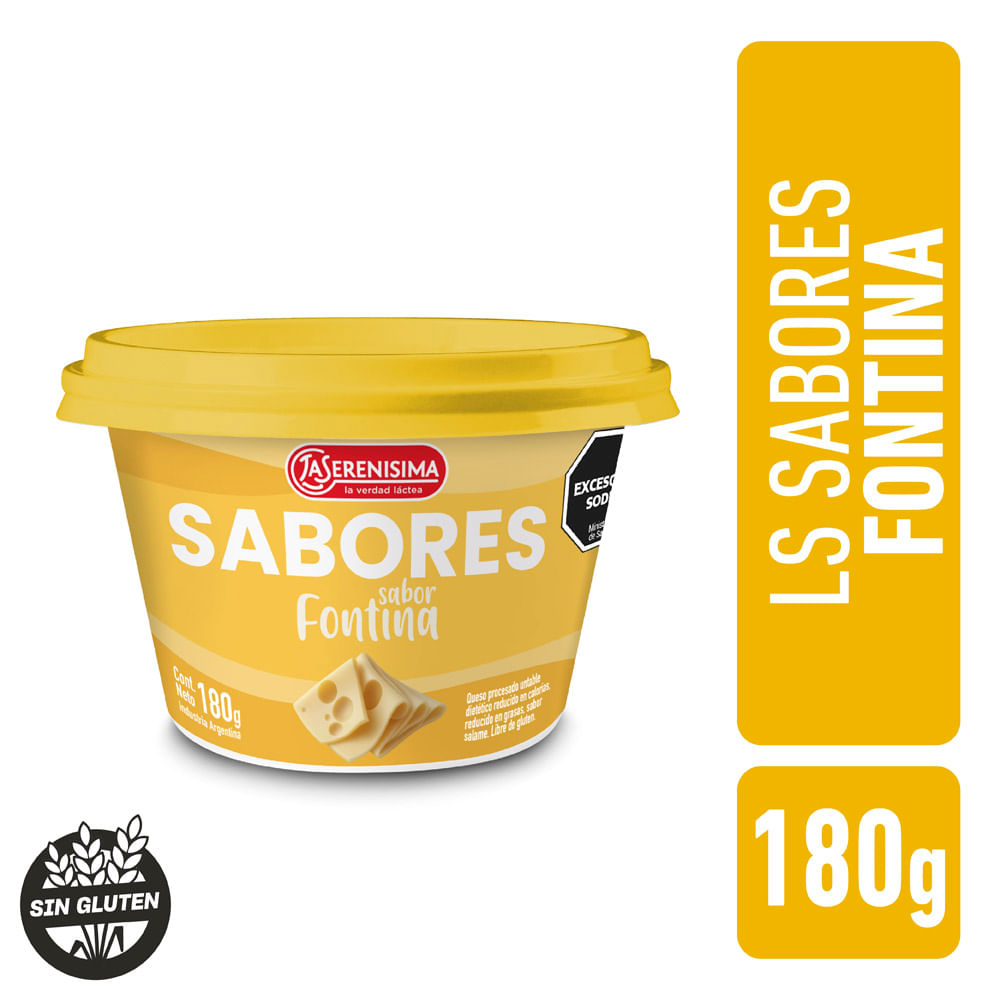 Queso Untable La Serenísima Fontina 180 G