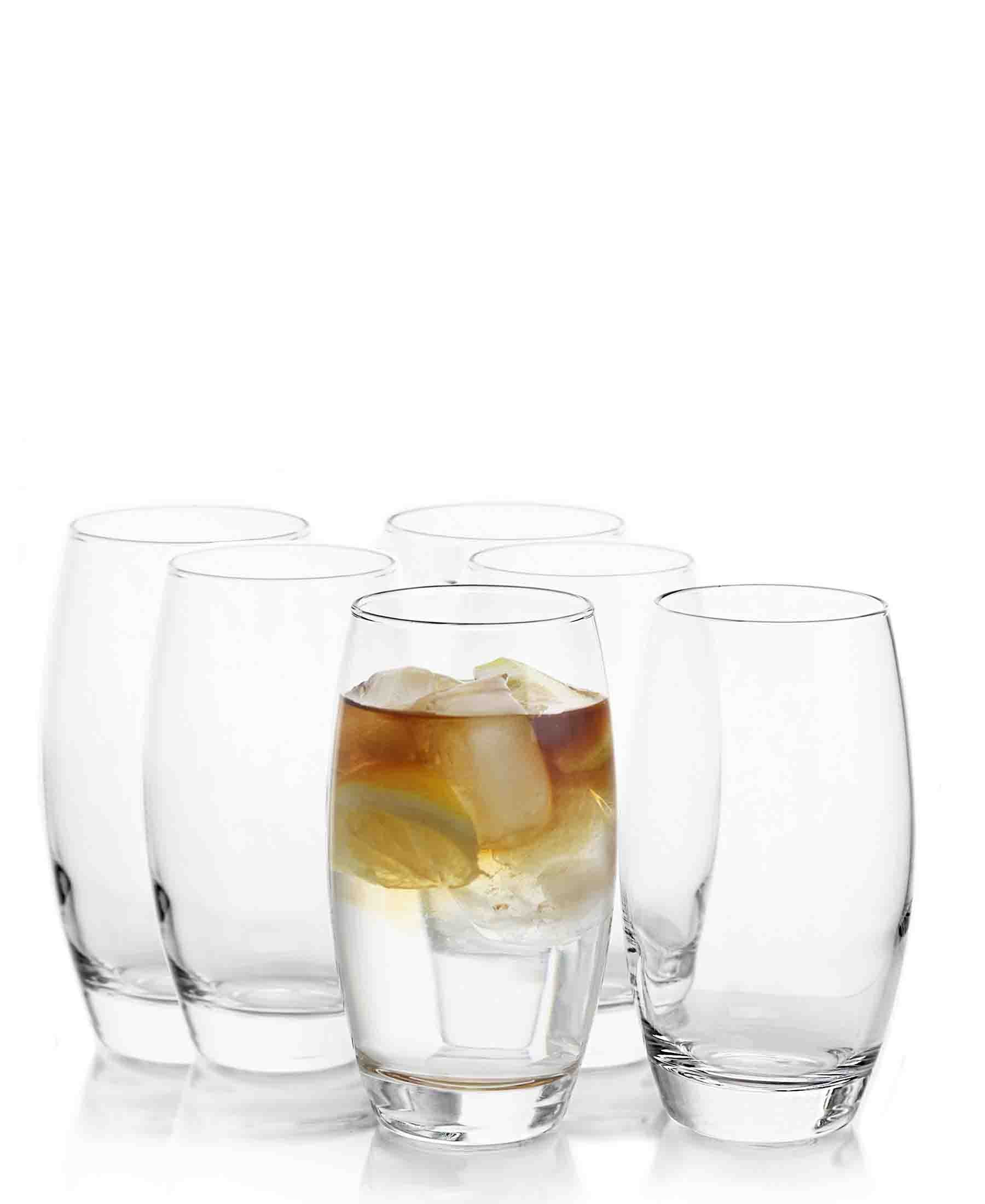 Set X 6 Vaso Vidrio Copa Agua Licuados Jugos 500 Ml Pasabahce