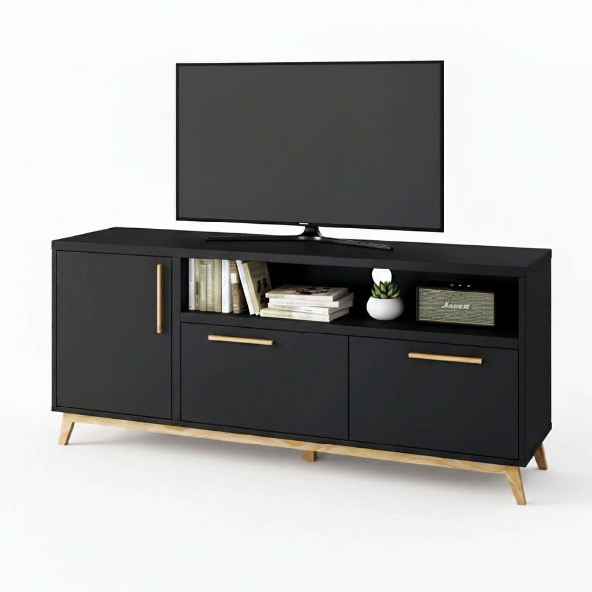 Rack Para Tv Loira Negro
