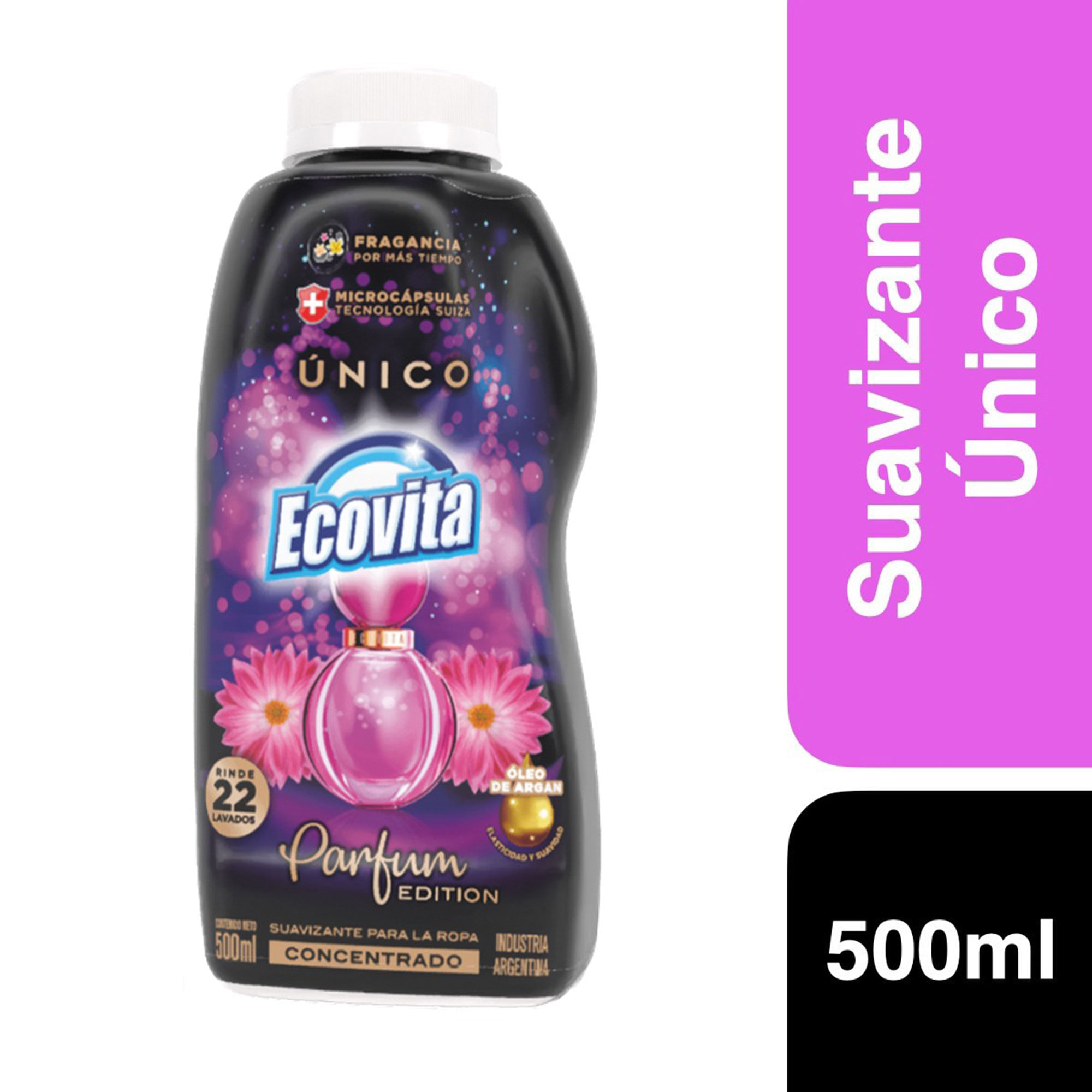 Suavizante U´nico concentrado Ecovita en botella 500 ml