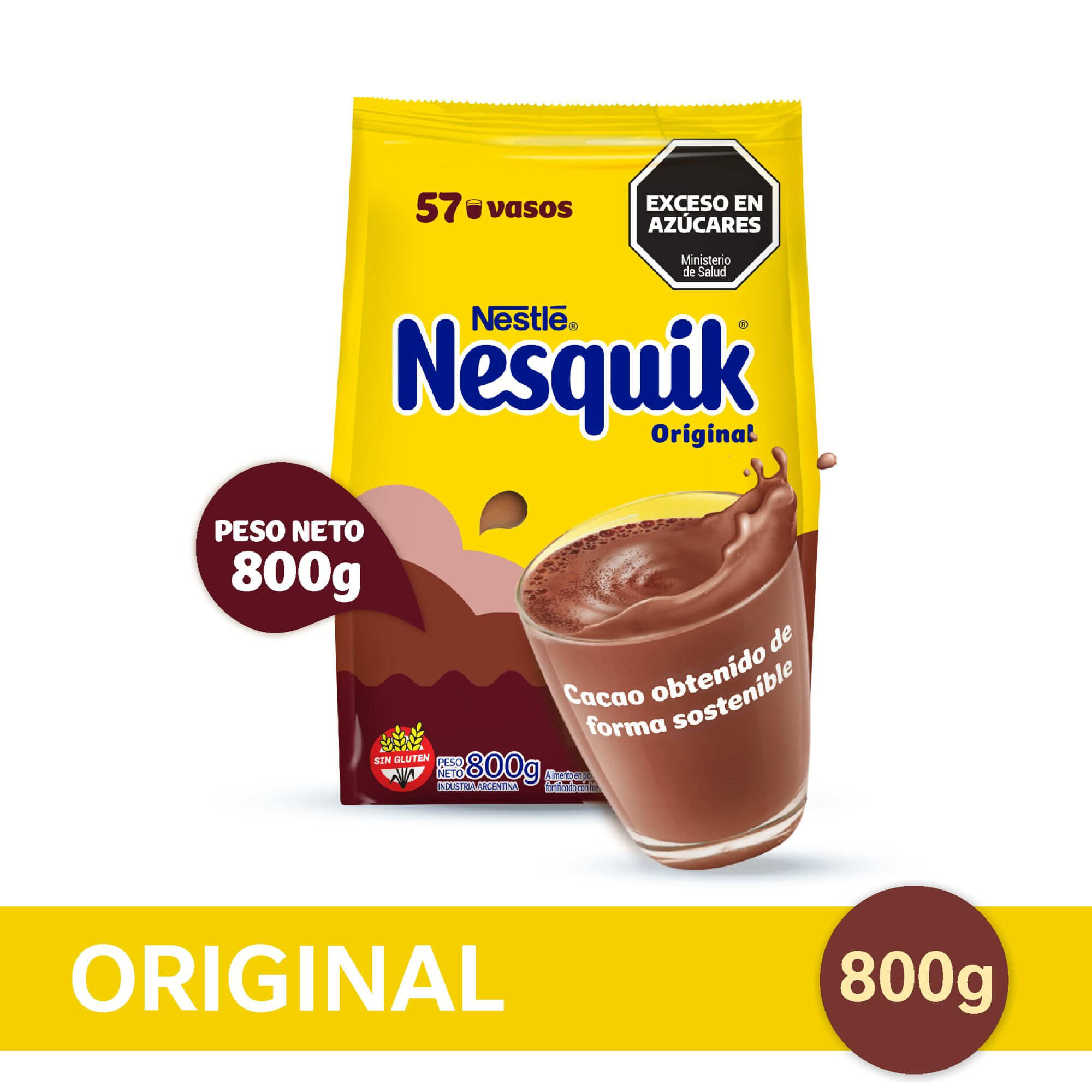 Cacao En Polvo Nesquik Original 800 G