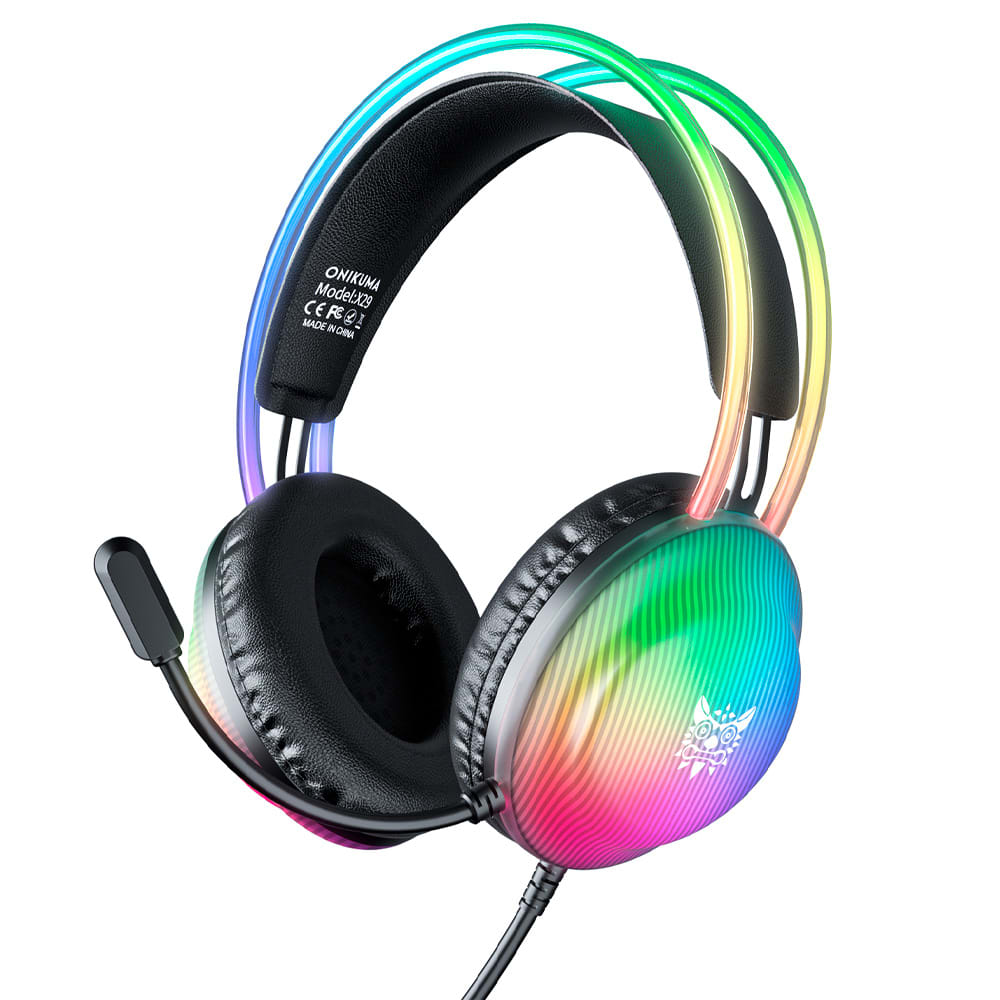 Auriculares Gamer Onikuma X29 RGB Con Micrófono