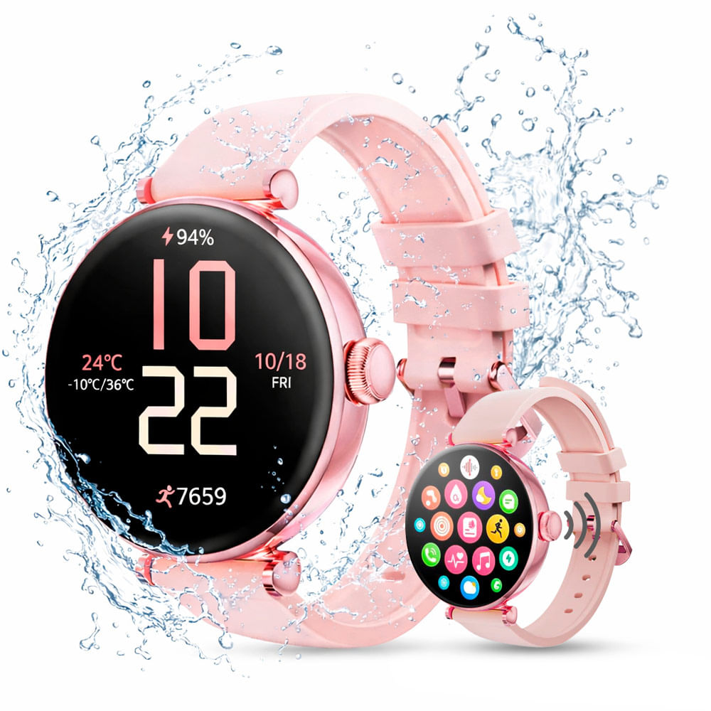 Smartwatch Mujer Kieslect Pura Ele Reloj Digital Inteligente Resistente Al Agua Ip68