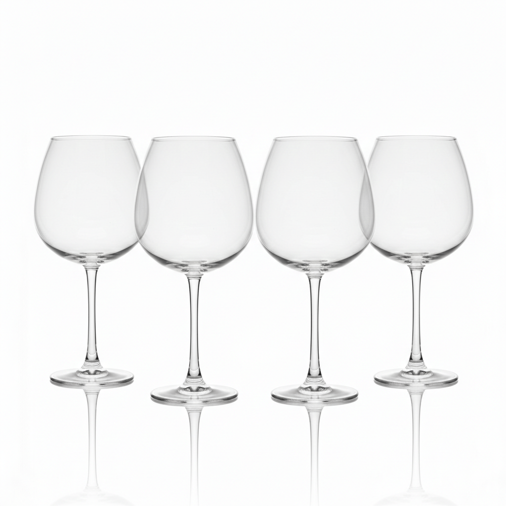 Set x 4 Copón Vino 780CC Gin Tonic Tragos Vidrio Pasabahce