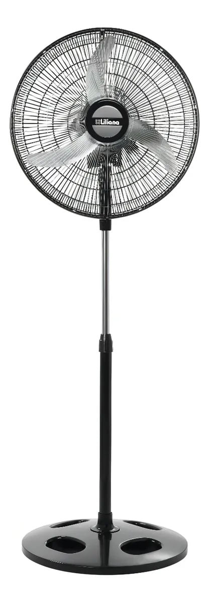 Ventilador De Pie Liliana 20" Negro Vpm2016