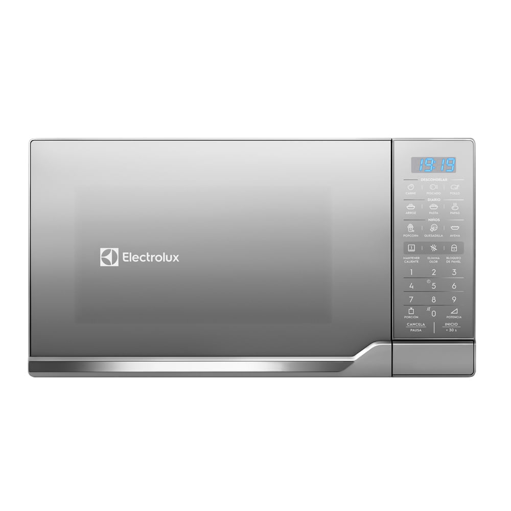 Microondas Electrolux 25l Plata Con Grill Y FuncióN Descongelar Emdm25g5gsyg