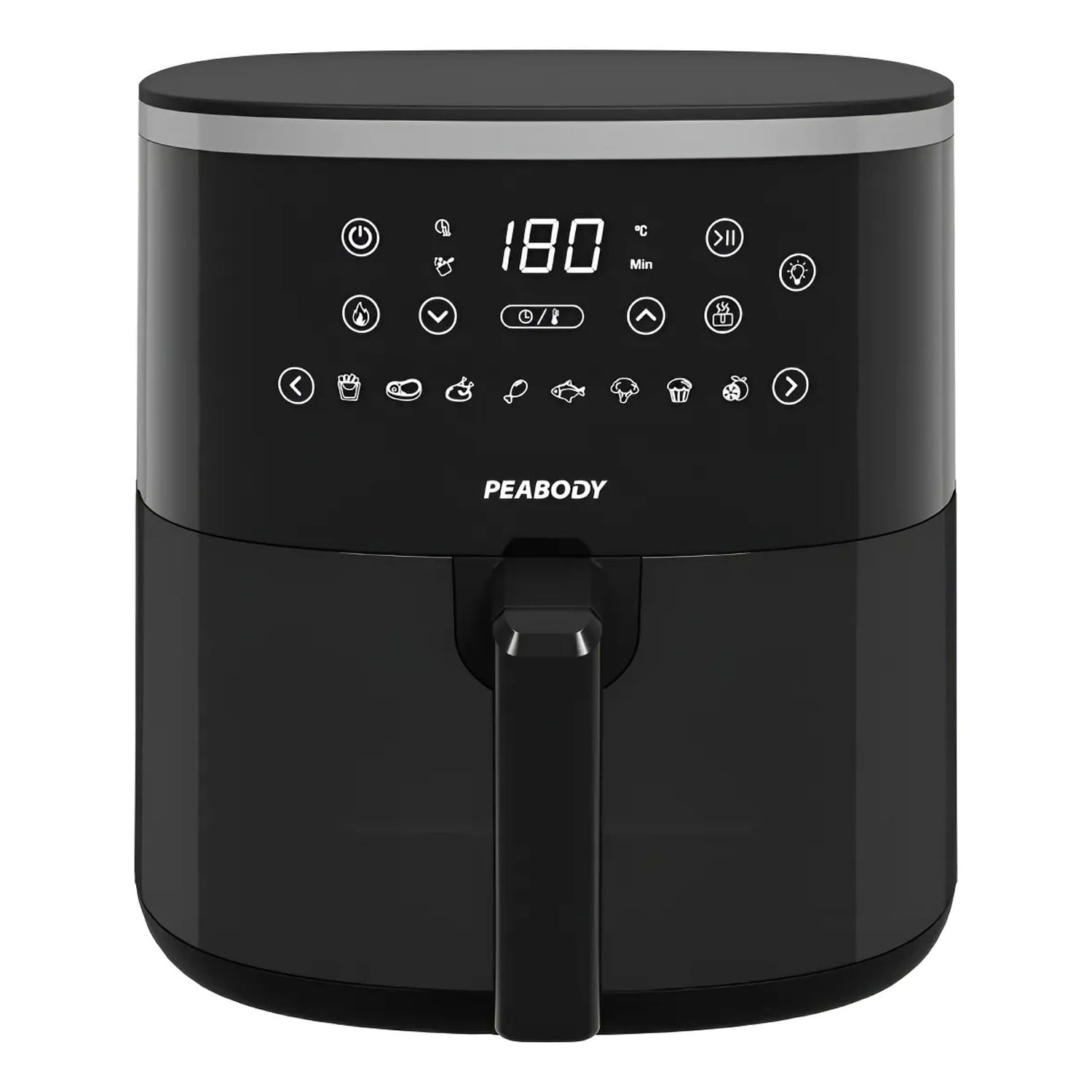 Freidora de Aire Peabody 5,2 L 1500 W digital PE-AFW520N