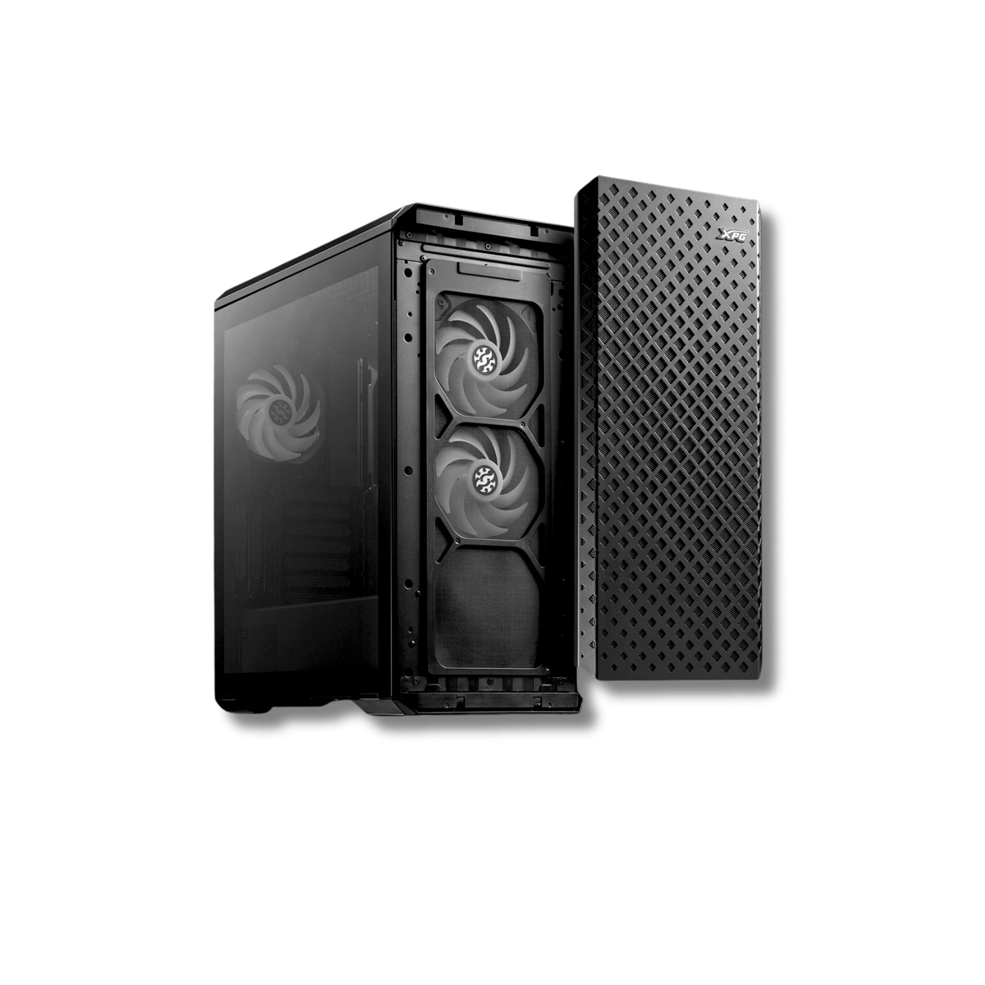 Gabinete XPG LANDER300 Negro con ARGB y Vidrio Templado  Soporte Micro-ATX y Mini-ITX