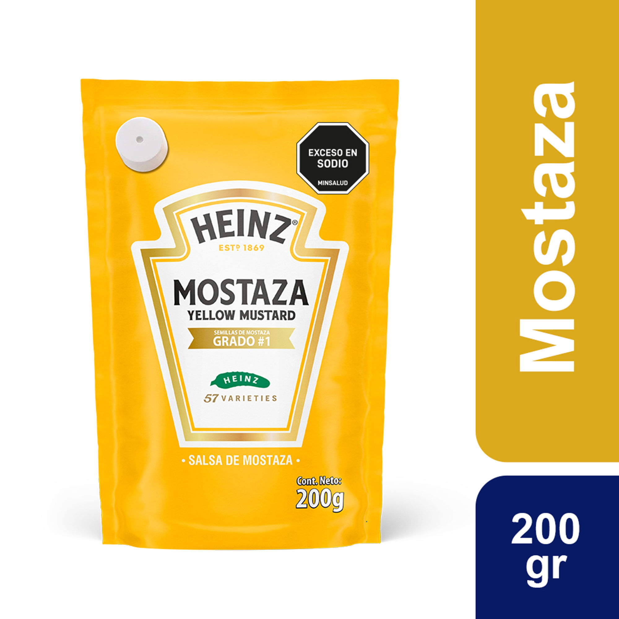 Mostaza Heinz doy pack 200 grs