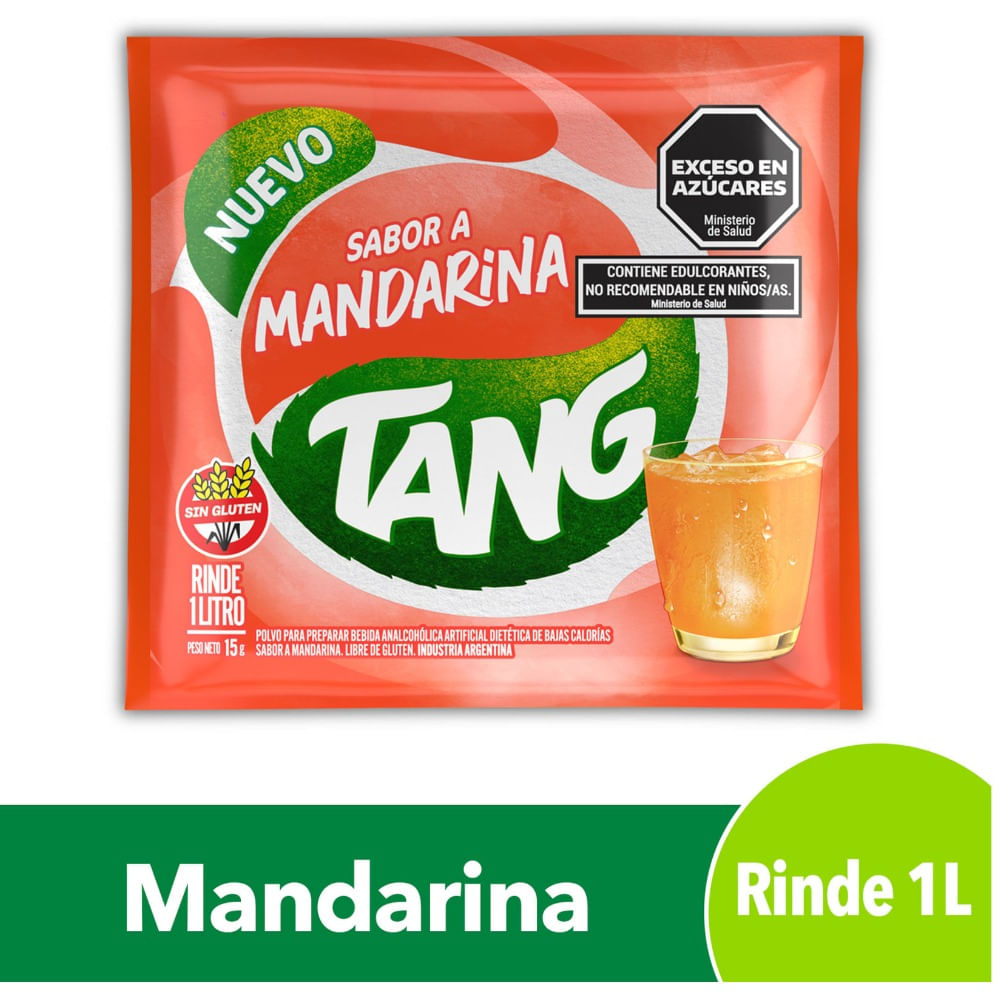 Jugo En Polvo Tang Mandarina 15 G