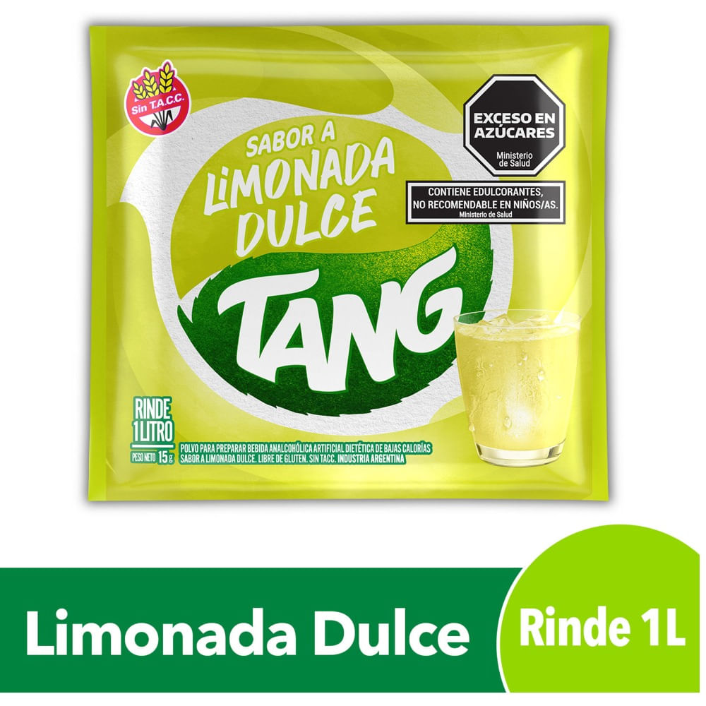 Jugo en polvo Tang limonada dulce 15 g.