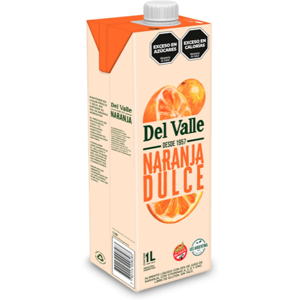 Jugo Naranja Del Valle 1000 Cc