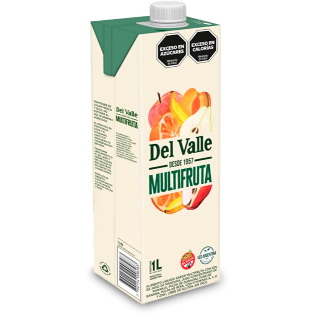Jugo Multifruta Del Valle 1000 Cc