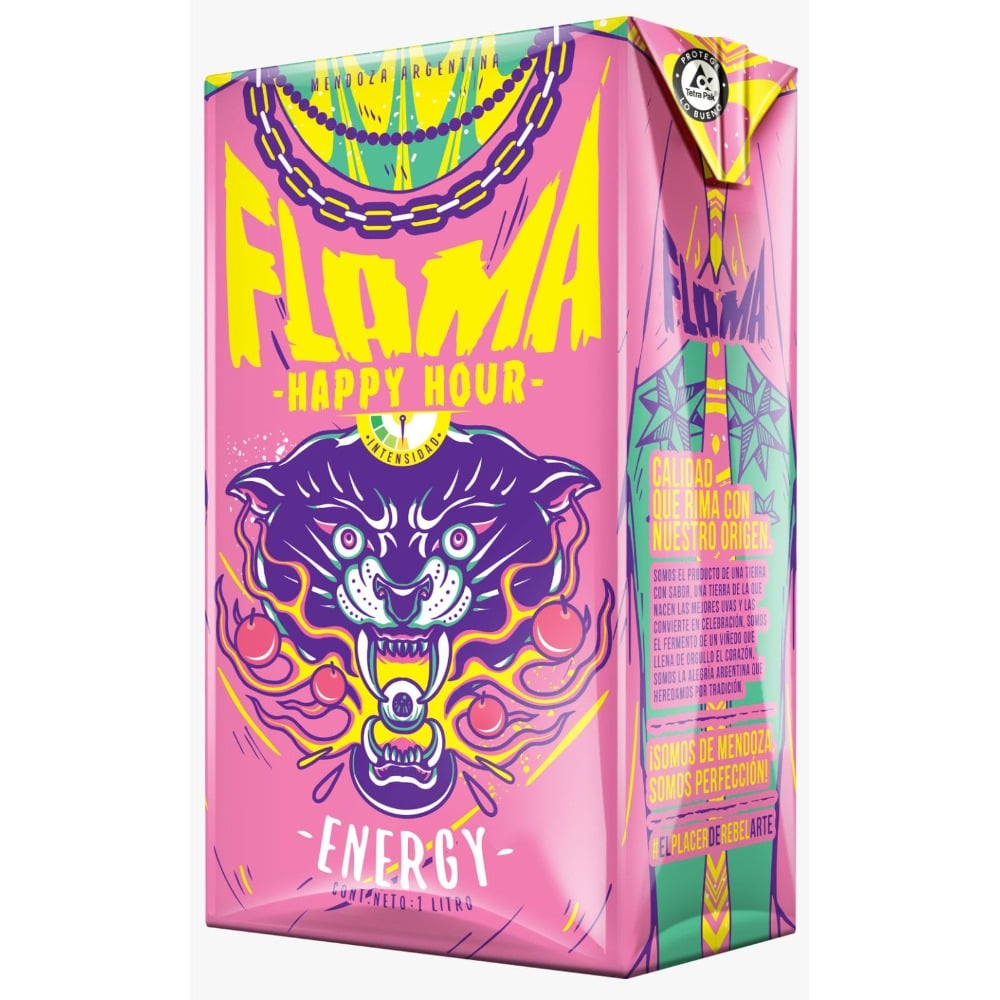 Vino rosado Flama Happy Hour brick 1 lt