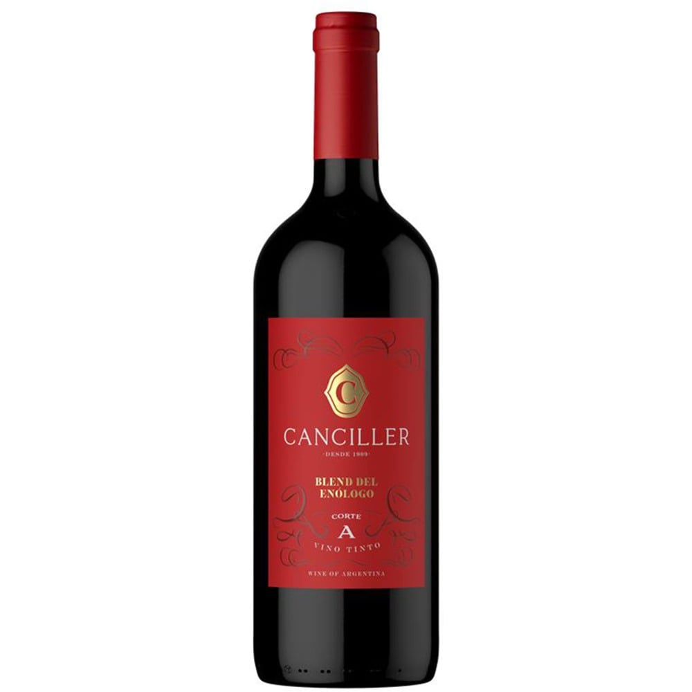 Vino tinto Canciller Blend de Enólogo en botella 1 lt